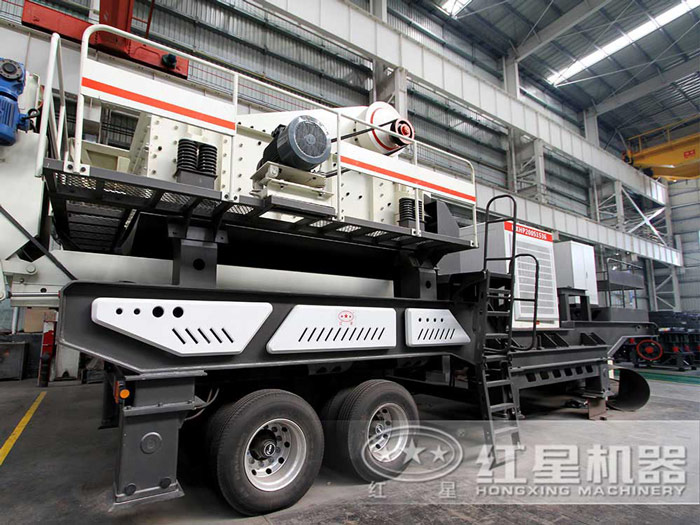 小型車載移動石料破碎機(jī)