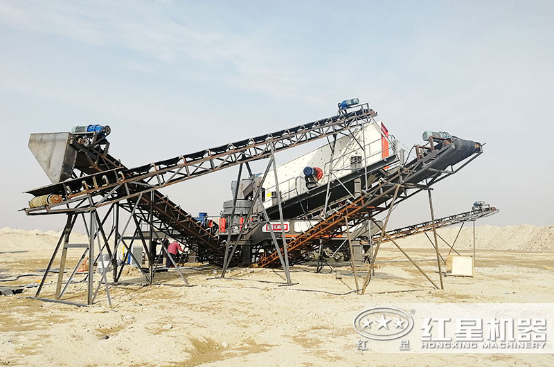 鋼筋混凝土破碎用什么機器？建筑垃圾移動破碎站剛剛好
